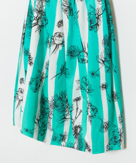 アルアバイル　ルルウィルビー NEONストライプフラワースカート LOULOU WILLOUGHBY】NEONストライプフラワースカート