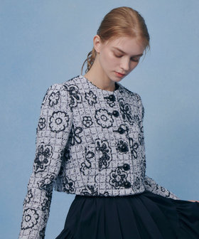 LOULOU WILLOUGHBY】MALHIA ツイードクルージャケット|allureville