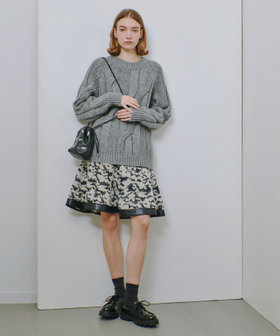 フェイクレザービジューポシェット ショルダーバッグ