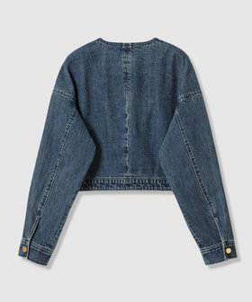 デニムノーカラージャケット|allureville OFFICIAL SITE / ONLINE SHOP