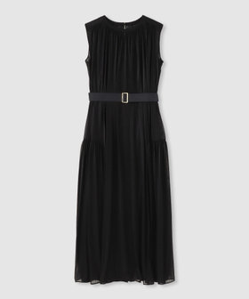 25AW allureville エスパンディワイドベルトワンピース　黒 エスパンディワイドベルトワンピース|allureville OFFICIAL SITE