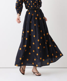 ポルカドットスカート