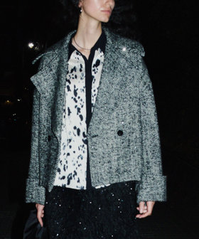 BONOTTOスパンコールショートコート|allureville OFFICIAL SITE