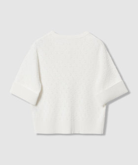 アイレット半袖カーディガン|allureville OFFICIAL SITE / ONLINE SHOP