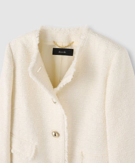 ツイードノーカラージャケット|allureville OFFICIAL SITE / ONLINE