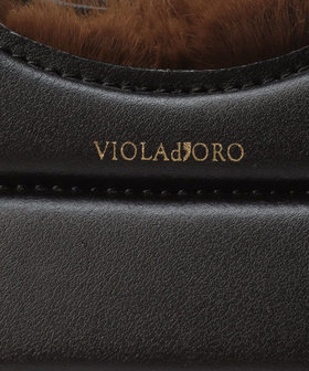 【美品】VIOLAd'ORO フォックスファー　レザー　ボディバッグ　グレー系 ZPj6fiphhsHu.png?width=768