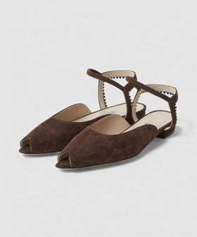 【NEBULONI E.(ネブローニ)】POINTED STRAP FLAT