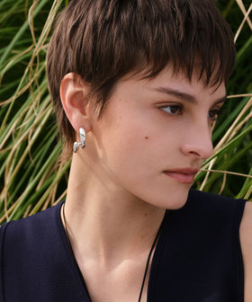 Philippe Audibert SID ピアス　シルバー Philippe Audibert】贈り物にも！SID シルバー フープ ピアス