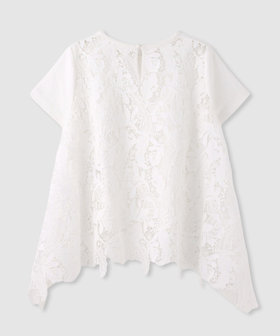 レースドッキングロングTシャツ|allureville OFFICIAL SITE / ONLINE