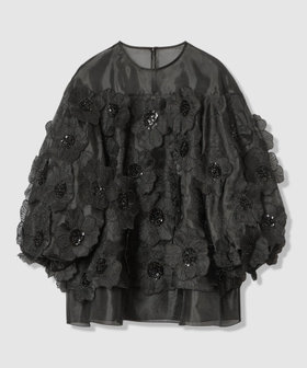 LOULOU WILLOUGHBY】オーガンフラワーブラウス|allureville OFFICIAL