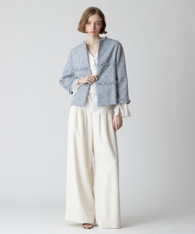 ミックスツイードティアードクルージャケット|allureville