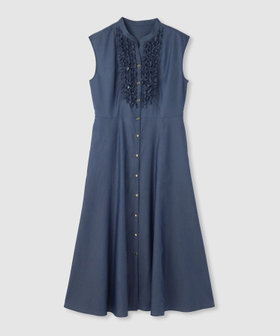 美品✨アルアバイル ツイルサイドフリルＬ／Ｓワンピース 定価37400 美品✨アルアバイル ツイルサイドフリルL／Sワンピース 定価