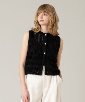 LOULOU WILLOUGHBY】フリンジクロッシェジレ|allureville LOULOU WILLOUGHBY】フリンジクロッシェジレ|allureville