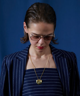 モチーフトップロングネックレス