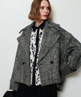 BONOTTOスパンコールショートコート