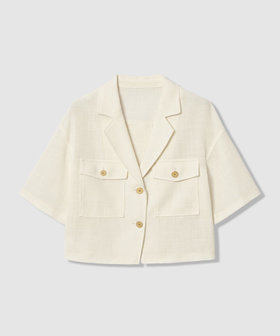 カラミショートジャケット