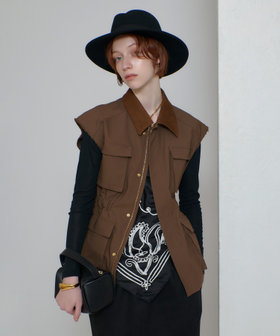 allureville♡アルアバイル リネンコンダブルジレ リネン混ジレ|allureville OFFICIAL SITE / ONLINE SHOP