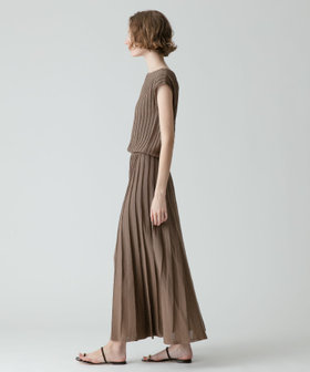 プリーツリブフレンチスリーブワンピース|allureville OFFICIAL SITE  