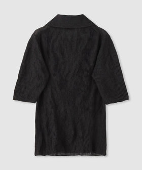 NACKIYE(ナキエ)】SUGARMAN POLO KNIT SHEER｜LOULOU WILLOUGHBY