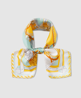【manipuri(マニプリ)】65×65 SILK SCARF