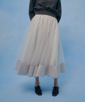 LOULOU WILLOUGHBY】チュールレイヤードスカート|allureville OFFICIAL
