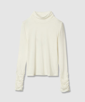 【LOULOU WILLOUGHBY】シルクジャージプルオーバー