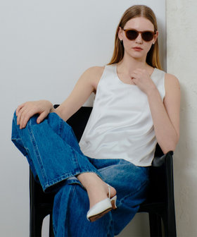 サテンタンクブラウス|allureville OFFICIAL SITE / ONLINE SHOP