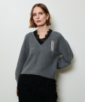 レースドッキングプルオーバー