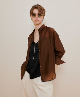 ナチュラルオーガンジーシャツブラウス|allureville OFFICIAL SITE