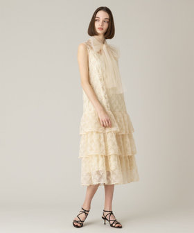 【完売品】ルルウィルビー パピヨンフラワーチュールワンピース LOULOU WILLOUGHBY】パピヨンフラワーチュールワンピース|allureville