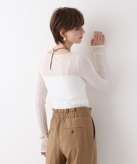 シアーリブプルオーバー|allureville OFFICIAL SITE / ONLINE SHOP