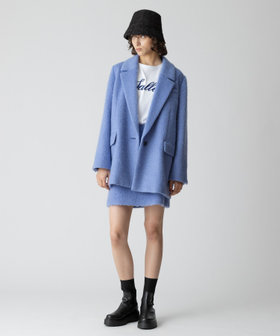 モヘヤシャギーハーフチェスターコート|allureville OFFICIAL モヘヤシャギーハーフチェスターコート|allureville OFFICIAL