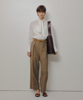 ディープタックチェックパンツ|allureville OFFICIAL SITE / ONLINE