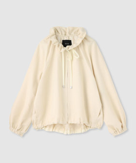 スラブツィードギャザーブルゾン