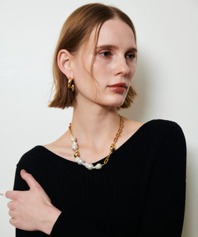 淡水パールチェーンネックレス