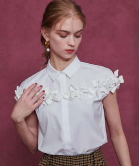 メニーリボンシャツ|allureville OFFICIAL SITE / ONLINE SHOP