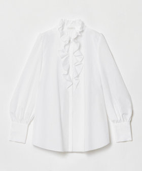 フロントフリルネックシャツブラウス|allureville OFFICIAL SITE