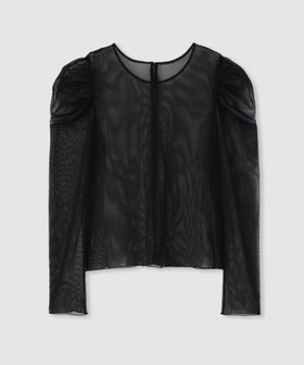 ◇【LOULOU WILLOUGHBY】ドットチュールジコスリーブプルオーバー