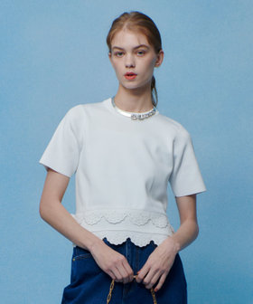 【LOULOU WILLOUGHBY】パンチングスカラプルオーバー