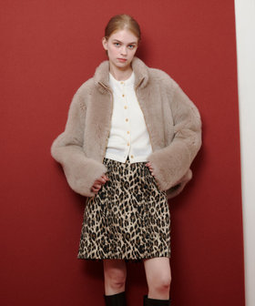 Lisa Conte リサコンテ　ムートンジャケット　レザー　LL イタリア製 予約》LISA CONTE リサコンテ Mouton ジャケット LC2583/T/V