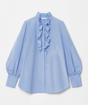 アルアバイル　フロントフリルネックシャツブラウス　25S/S 定価27500円 trim_ofalv_itemaceb284e107111f