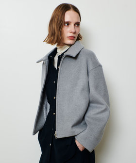 ジーロンラムステンカラーブルゾン|allureville OFFICIAL SITE