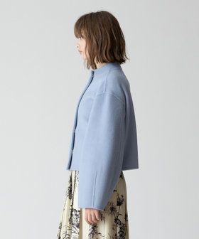 Wリバースタンドカラーショートコート|allureville OFFICIAL SITE