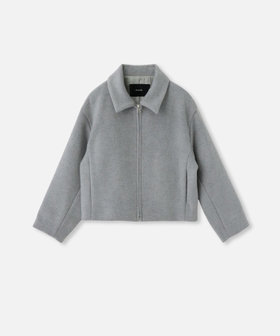 ステンカラーフォルムブルゾン ジーロンラムステンカラーブルゾン|allureville OFFICIAL SITE