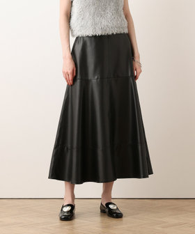 フェイクレザーフレアスカート|allureville OFFICIAL SITE / ONLINE