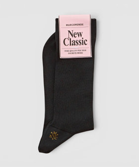 【MARCOMONDE(マルコモンド)】FINE GAUZE COTTON RIBBED SOCKS