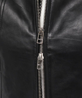 レザークルーネックジャケット|allureville OFFICIAL SITE