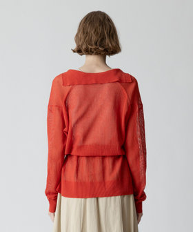シアーカノコスキッパーネック プルオーバー|allureville