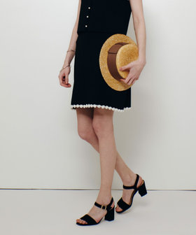 【LOULOU WILLOUGHBY】クロッシェフラワーミニスカート