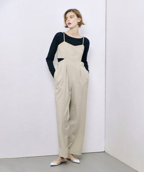 ストレッチトロサロペットパンツ|allureville OFFICIAL SITE